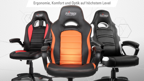 Nitro Concepts – Sportliche Gaming-Stühle par excellence!