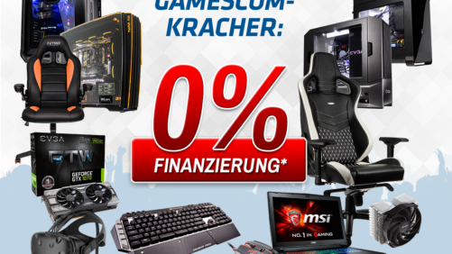 Ab jetzt und speziell zur Gamescom: 0%-Finanzierung ab einem Warenwert von 100 Euro sichern!