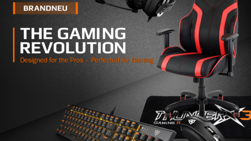 Thunder X3 – Die Gaming-Revolution ist da! Designed for the Pros – Perfected for Gaming