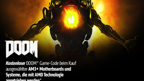 Jetzt bei Caseking: Das neue DOOM jetzt GRATIS zu AMD AM3+ Mainboards & FX Komplettsystemen!