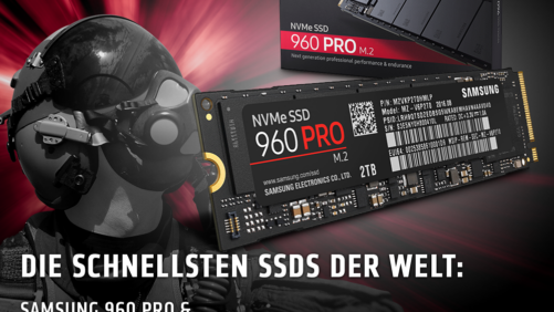 Die schnellsten SSDs der Welt: Samsung SSD 960 PRO & EVO + SM961 & PM961 M.2-NVMe-PCIe-SSDs
