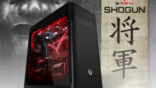 BitFenix Shogun – Premium Mid Tower with Tinted Tempered-Glass Side Panels & Chroma SSD Slots!