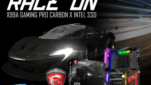 MSI X99A Gaming Pro Carbon X99-Mainboard jetzt mit GRATIS Intel 600P NVMe-SSD (256 GB)!