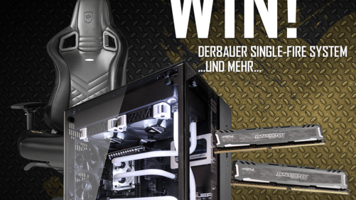 Gewinne mit Caseking & Ballistix eine der8auer Single-Fire Special-Edition & mehr @ Dreamhack Leipzig 2017