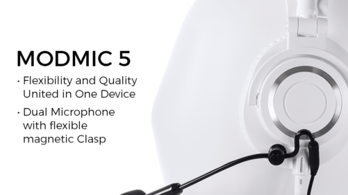 NEW: AntLion ModMic 5 – Modular Add-On Microphone with Dual-Mic Capsule & Magnetic Clasp