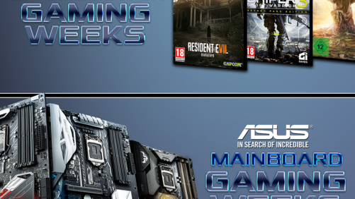 ASUS Grafikkarten & Mainboard Gaming-Wochen mit Gratis-Spielen und/oder Cashback-Rabatt!