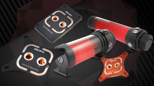 Neu: XSPC Raystorm Pro Kühler & Photon X4 Pumpen/AGB-Kombo mit LED-Beleuchtung!