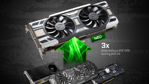 Caseking tauscht ALT gegen NEU: GeForce GTX 670 / 770 / 970 gegen nagelneue GTX 1070!