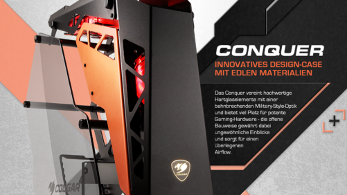 Cougar Conquer – Innovatives Design-Case mit edlen Materialien!