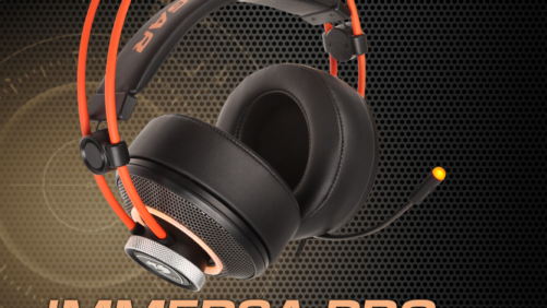 Cougar Immersa Pro: Stylish & Comfortable Gaming Headset with Virtual Surround Sound!