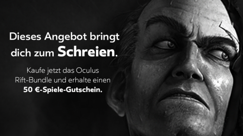 Oculus Rift VR-Bundle zu Halloween 30x mit 50-Euro-Games-Gutschein bei Caseking!