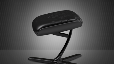 Perfekte Ergonomie und edles Design: mit der noblechairs Fußstütze zur ultimativen Komfortzone!