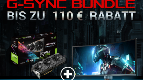 Rabatte bis zu 110 Euro: Bundles mit Grafikkarte und Monitor von ASUS