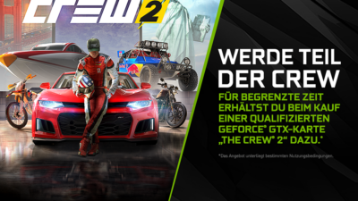 The Crew 2 ab sofort zu NVIDIA GeForce GTX 1080 & 1080 Ti Grafikchips für PCs + Notebooks!