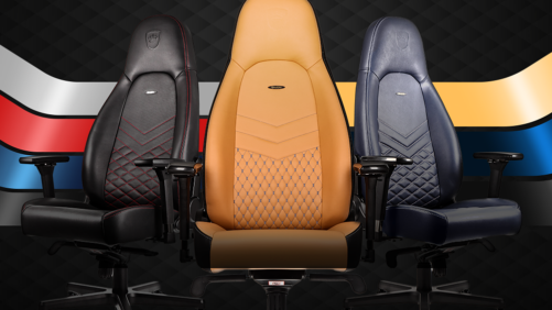Become ICONIC with noblechairs – Neues Premium-Modell in Weiß-Schwarz