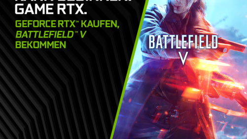 Battlefield V zu jeder NVIDIA GeForce RTX-Grafikkarte dazu erhalten!