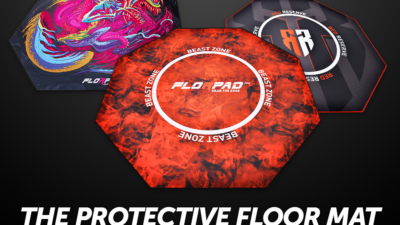 Florpad Protective Floor Mats for Gamers & eSports Athletes: Protect Your Flooring in Style!