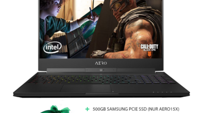 Make December Great Again mit dem Gigabyte AERO 15X Mega-Pack!