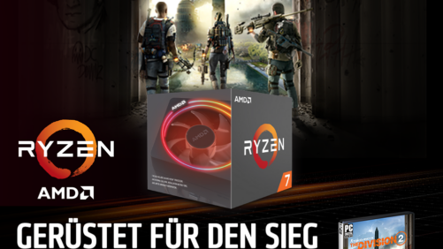 Tom Clancy’s The Division 2 GRATIS zu AMD Ryzen 5 / 7 2000 CPUs/APUs & Komplett-PCs!