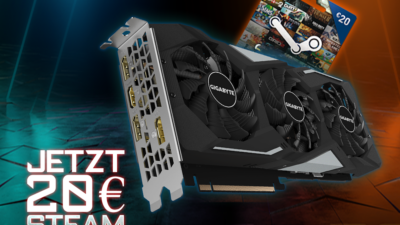 Gigabyte/Aorus GeForce RTX 2060-Grafikkarten jetzt mit 20 Euro Steam-Guthaben!