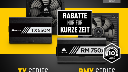 Rabatte nur für kurze Zeit: Corsair Netzteile der TX-M- & RMX-Serie zum Sonderpreis!