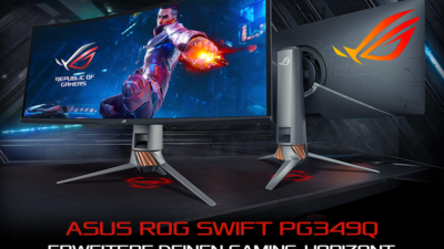 Erweitere deinen Gaming-Horizont mit dem ASUS ROG Swift PG349Q Ultra-Wide Gaming-Monitor