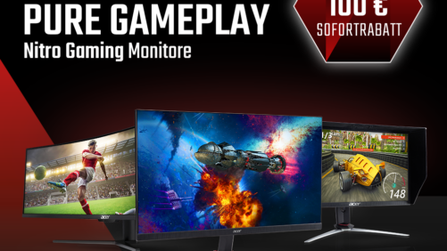 ACER Nitro Gaming-Monitore mit bis zu 100 Euro Sommer-Rabatt!