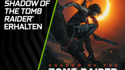 Shadow of the Tomb Raider zu NVIDIA GeForce GTX 10-Series-Grafikkarten dazu erhalten!