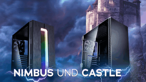 Nimbus und Castle: Kolink präsentiert zwei trendy Gaming-Gehäuse mit schicken Features