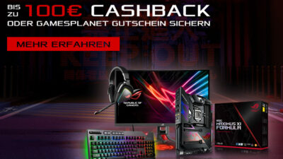 ASUS Gaming Weeks 2019 mit bis zu 100€ Cashback oder Gamesplanet-Gutscheinen bis 150€!