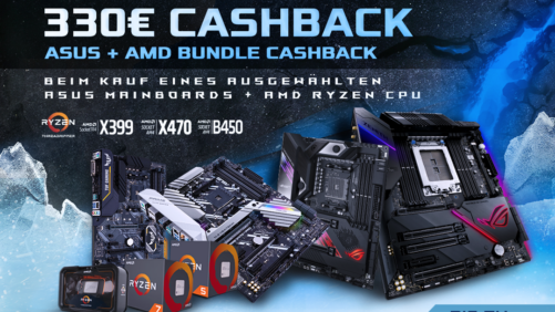 ASUS AMD-Mainboards für Ryzen (AM4) und Threadripper (TR4) mit bis zu 330 Euro Cashback!