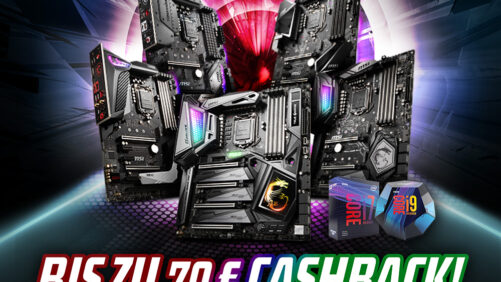 MSI Z390-Motherboards + Intel-Sockel-1151-Prozessor jetzt mit bis zu 70 Euro Cashback!