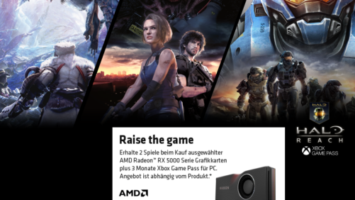 AMD Radeon RX 5700 (XT), RX 5600 XT, RX 5500 XT-Grafikkarten jetzt mit zwei Gratis-Games! [Update]