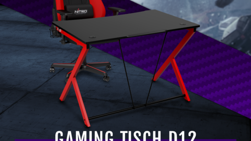 Nitro Concepts D12 – Der ergonomische Gaming-Tisch für dein Setup!