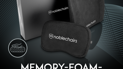 noblechairs Memory Foam Kissen-Set: Die perfekte Stütze für Ihren Nacken und Rücken