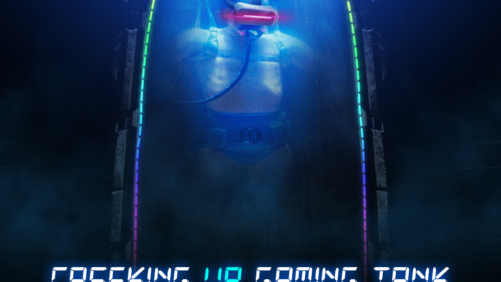 48h Non-Stop-Zocken: Caseking VR-Gaming-Tank mit Spieler-Wasserkühlung & RGB-Beleuchtung!
