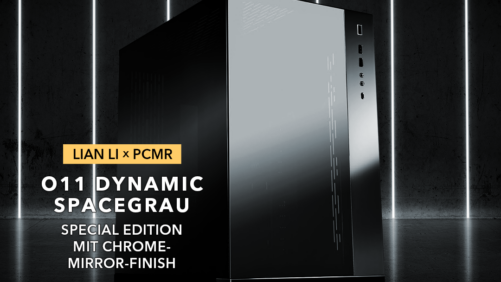 NEU: Lian Li O11 Dynamic PCMR Special Edition in Spacegrau mit Chrome-Mirror-Finish