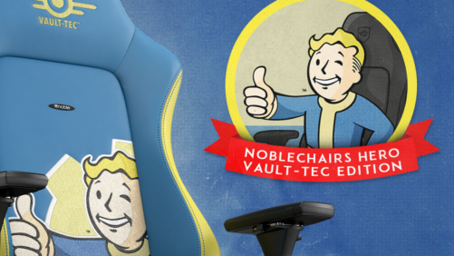 Vault-Tec-geprüfter Komfort!: Die noblechairs HERO Fallout Vault-Tec Edition