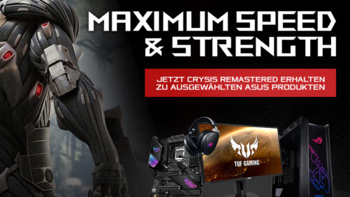 Crysis Remastered ab sofort zu ausgewählten ASUS- & ROG-Produkten bei Caseking!