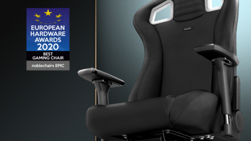 Zum dritten Mal gekürt: Die noblechairs EPIC-Serie erhält den EHA 2020