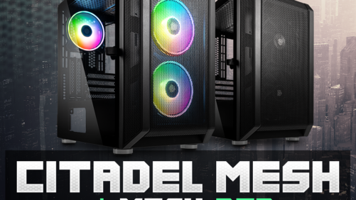 Kolink Citadel Mesh: Micro-ATX-Gehäuse mit optimiertem Airflow für Enthusiasten