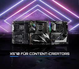 Content Creator Workstation mit AMD Ryzen und X570