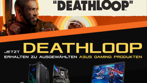 DEATHLOOP jetzt zu ausgewählten ASUS Gaming-Produkten dazu erhalten!