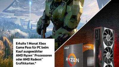 1 Monat XBOX Game Pass für PC mit Halo Infinite zu AMD Ryzen & AMD Radeon RX dazu erhalten!