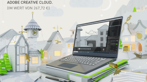 NVIDIA Studio-Notebooks jetzt mit 3 Monaten Adobe Creative Cloud!