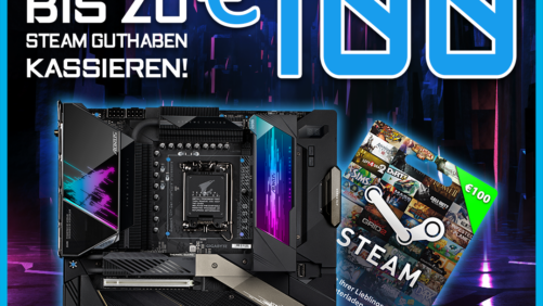 Gigabyte / Aorus Z690-Mainboards mit bis zu 100 Euro Steam-Guthaben!