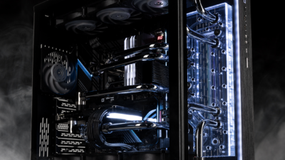 Ein Terminator: Der Monochromatic Gaming-PC