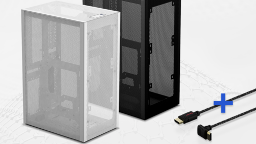 Ssupd Meshlicious Mini-ITX-Gehäuse jetzt mit gratis gewinkeltem DisplayPort-Kabel!