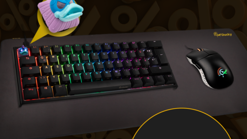 Jetzt 22 Prozent Rabatt auf ausgewählte Produkte von Ducky!
