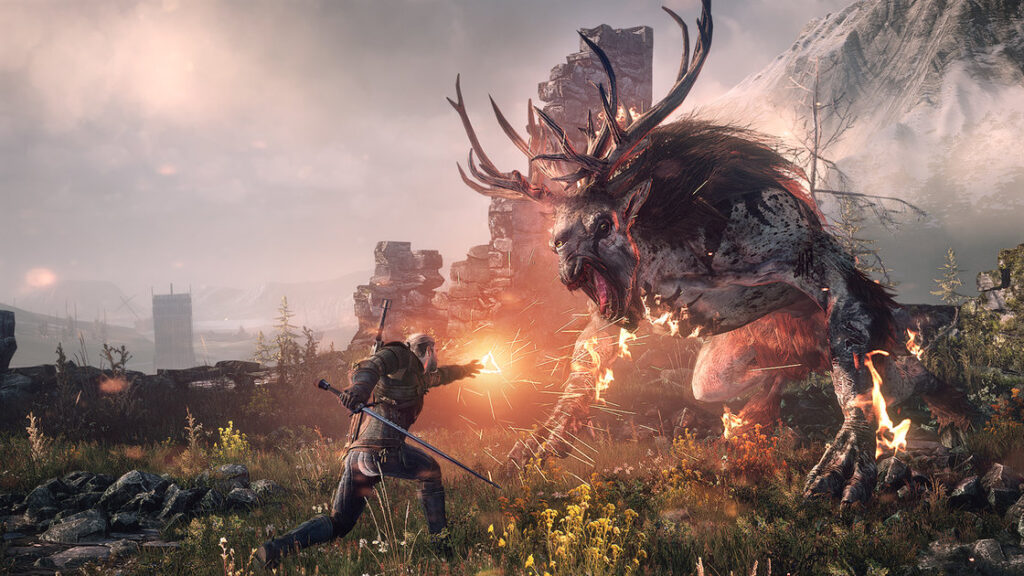 Das Bild zeigt einen Screenshot aus The Witcher 3: Wild Hunt.